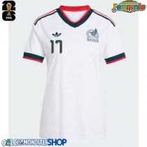 Maglie da calcio Messico Orbelin Pineda #17 Seconda Maglia Femminile Mondiali 2026  Manica Corta